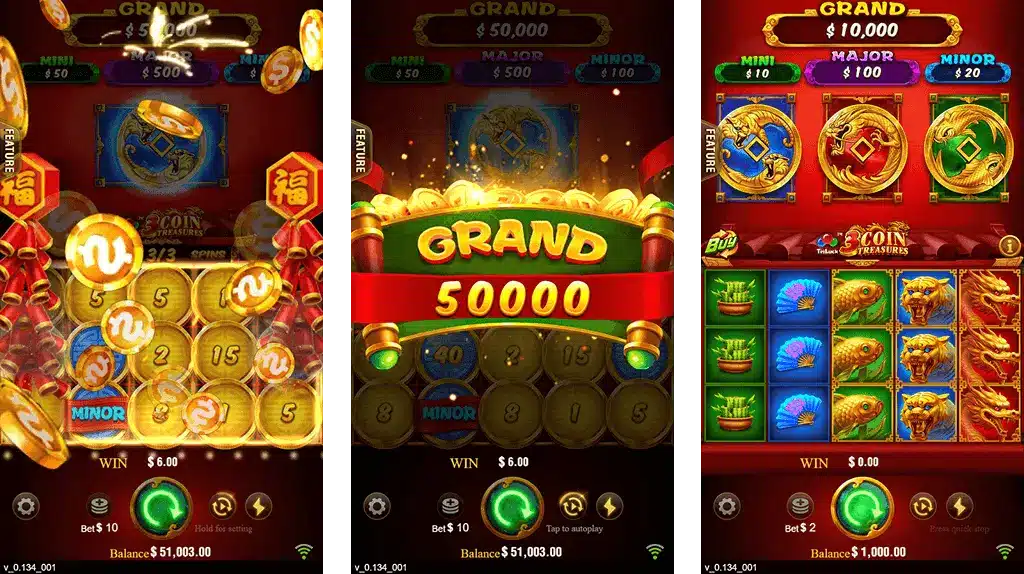 3 Coins Wolf777Com Bonus